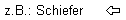 z.B.: Schiefer